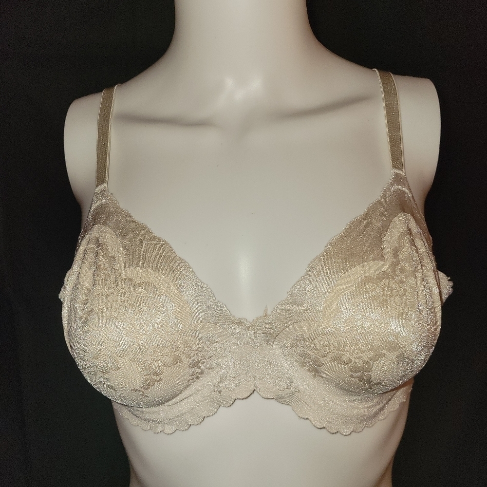Barely There & Playtex Underwire Bras 2 Black White 36b View 2
